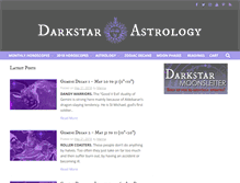 Tablet Screenshot of darkstarastrology.com